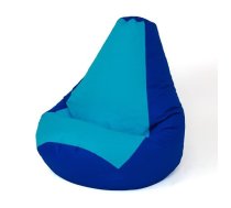 Sako bag pouffe Pear blue L 105 x 80 cm