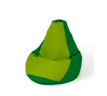 Sako bag pouffe Pear green-light green L 105 x 80 cm