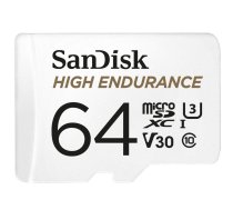 SanDisk High Endurance memory card 64 GB MicroSDXC UHS-I Class 10