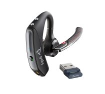 POLY Voyager 5200 Headset Wireless Ear-hook Car/Home office Bluetooth Charging stand Black