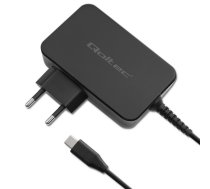 Qoltec 52387 GaN POWER PRO charger | 1xUSB-C | 90W | 5-20V | 3-4.5A | Black