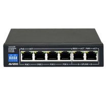 AVIZIO Switch 4x RJ45 PoE 100Mb/s + 2x RJ45 Uplink 100Mb/s