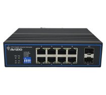 AVIZIO Switch 8x RJ45 PoE 1Gb/s + 2x SFP  Uplink 1Gb/s