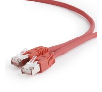 Gembird PP6A-LSZHCU-R-0.5M networking cable Red Cat6a S/FTP (S-STP)