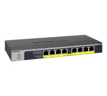 NETGEAR GS108PP Unmanaged Gigabit Ethernet (10/100/1000) Power over Ethernet (PoE) Black