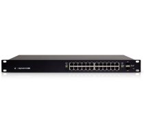 Ubiquiti ES-24-250W network switch Managed L2/L3 Gigabit Ethernet (10/100/1000) Power over Ethernet (PoE) 1U Black