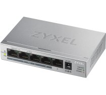 Zyxel GS1005HP Unmanaged Gigabit Ethernet (10/100/1000) Power over Ethernet (PoE) Silver