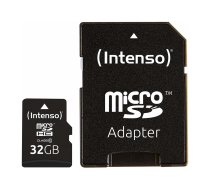 Intenso 3413480 32GB Micro SDHC Class 10 Memory Card with Adapter