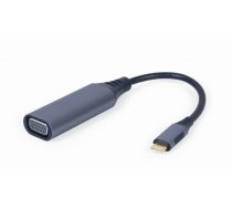 I/O ADAPTER USB-C TO VGA/GREY A-USB3C-VGA-01 GEMBIRD