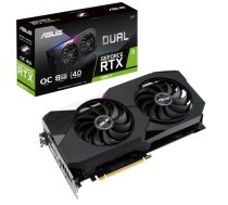 Graphics Card|ASUS|NVIDIA GeForce RTX 3060 Ti|8 GB|256 bit|PCIE 4.0 16x|GDDR6|GPU 1710 MHz|Two point Seven Slot Fansink|2xHDMI|3xDisplayPort|DUAL-RTX3060TI-8G-V2