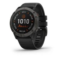 SMARTWATCH FENIX 6X PRO SOLAR/C.GREY/BK 010-02157-21 GARMIN