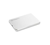 External HDD|TRANSCEND|StoreJet|2TB|USB 3.1|Colour Silver|TS2TSJ25C3S