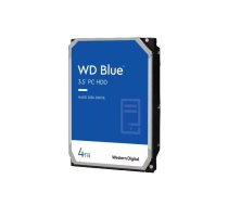 HDD|WESTERN DIGITAL|Blue|4TB|SATA 3.0|256 MB|5400 rpm|3,5"|WD40EZAZ