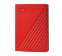 External HDD|WESTERN DIGITAL|My Passport|4TB|USB 2.0|USB 3.0|USB 3.2|Colour Red|WDBPKJ0040BRD-WESN