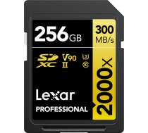 Lexar Pro 2000X SDHC/SDXC UHS-II U3(V90) R300/W260 (w/o cardreader) 256GB