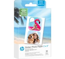 HP Sprocket Zink paper Luna 30-pack 2x3" pre-cut 1,3x1,3 sticker