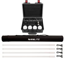 Kit Nanlite Pavotube T8-7X-4 Light kit  & Pavobulb 10C 4 Bulb kit