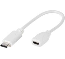 Vivanco adapteris USB-C - microUSB 2.0 10cm (45285)