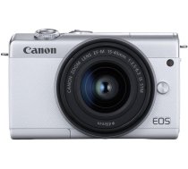 Canon EOS M200 + EF-M 15-45mm IS STM, balts