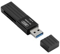 XO memory card reader DK05B 2in1 USB 3.0, black