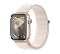 Watch Apple Watch Series 9 GPS 41mm Starlight Aluminium Case with Sport Loop - Starlight