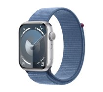 Watch Apple Watch Series 9 GPS 45mm Silver Aluminium Case with Sport Loop - Winter Blue