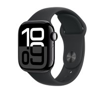 Watch Apple Watch Series 10 GPS 42mm Jet Black Aluminium Case with Sport Band S/M - Black