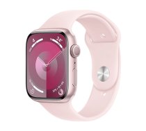 Watch Apple Watch Series 9 GPS 41mm Pink Aluminium Case with Sport Band S/M - Light Pink