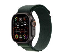 Watch Apple Watch Ultra 2 (2024) LTE 49mm Black Titanium Case with Alpine Loop M - Dark Green