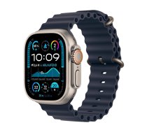 Watch Apple Watch Ultra 2 LTE (2024) 49mm Black Titanium Case with Trail Loop M/L - Navy
