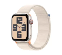 Watch Apple Watch SE2 (2022) LTE 40mm Starlight Aluminium Case with Sport Band S/M - Starlight