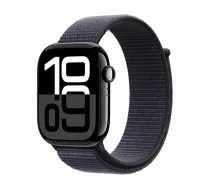 Watch Apple Watch Series 10 GPS + Cellular 46mm Jet Black Aluminium Case with Sport Loop - Black
