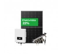 Saules moduļi, invertors un konstrukcijas komplekts, 3kW