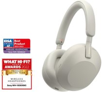 SONY WH-1000XM5/S Trokšņu slāpējošās bezvadu austiņas (WH1000XM5S.CE7)