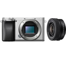 SONY a6100A E-mount bezspoguļa kamera ar 16-50mm f/3.5-5.6 II objektīvu (ILCE-6100AK/S α6100 camera камера ILCE6100AKS.CEC)