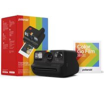 POLAROID momentkamera Go Gen 2 Black, komplekts ar Color Go Film (16 sheets) (Go Generation 2, Black, Color Go 16x 124982)
