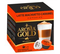 Kafijas kapsulas Aroma Gold Dolce Gusto Caramel Latte Macchiato, 8 gab.