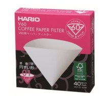 Papīra filtri Hario Misarashi white V60-01 40 gab.