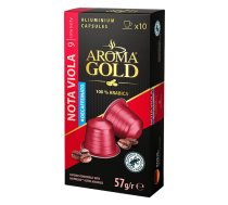 Bezkofeīna kafijas kapsulas Nespresso Aroma Gold Nota Viola Decaf 10 gab.