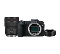Canon EOS RP Body + RF 24-105mm f/4L IS USM lens + Mount Adapter EF- R MILC 26,2 MP CMOS 6240 x 4160 pikseļi Melns