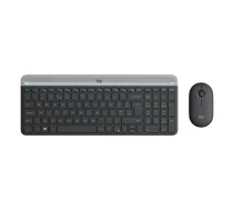 Logitech MK470 tastatūra Pele iekļauta Universāls RF Bezvadu QWERTZ Vācu Grafīts