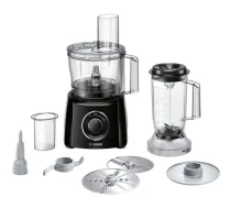 Bosch MCM3201B pārtikas pārstrāde 800 W 2,3 L Melns, Caurspīdīgs