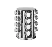 5five Simply Smart 5five Simply Smart PIECES Metal spice rack + glass container - 17 pcs