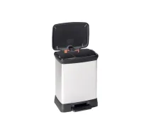 Curver Deco Bins Deco 28 L Taisnleņķa Plastmasa Melns, Pelēks