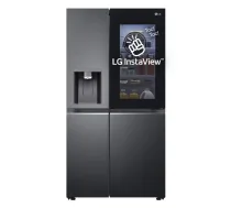LG InstaView GSXV91MCAE side by side ledusskapis Brīvi novietots 635 L E Melns