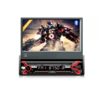 Audiocore AC9100 radio Auto Digitāls Melns, Sarkans