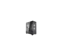 Gembird spēļu korpuss Fornax X550 akvārija tips, ATX, 2x USB 3.2 + 1x USB tipa-C, melns