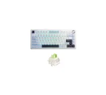 Aula F75 EN / RU izkārtojums Mehāniskā tastatūra spēlēm Baltais Reaper slēdzis