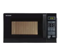 Sharp R-642BKW Melns Kombinētā mikroviļņu krāsns Novietojams uz galda 20 L 800 W