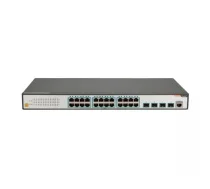 FiberHome S4820-28T-X-AC tīkla pārslēgs Vadīts L2/L3 Gigabit Ethernet (10/100/1000) 1U Melns, Pelēks